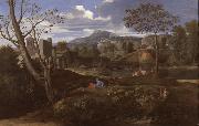 Nicolas Poussin Landscape with Three Men (mk08) china oil painting artist